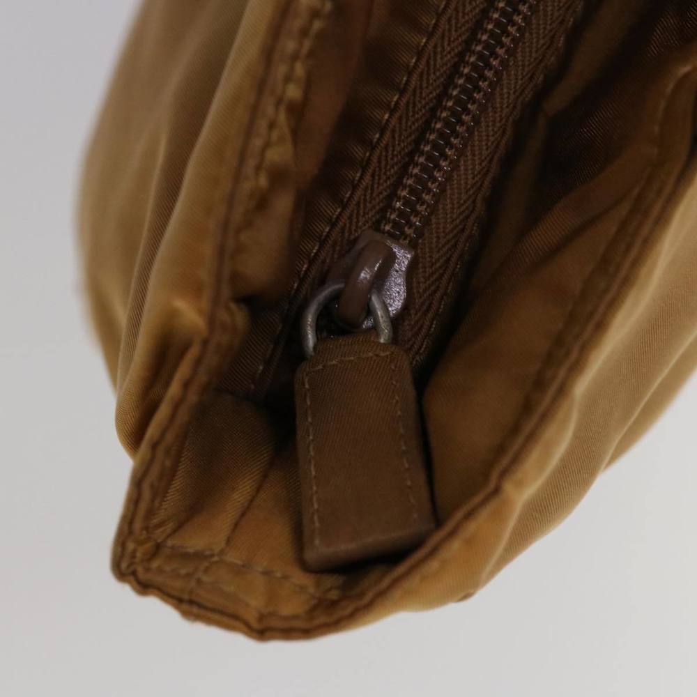 PRADA Hand Bag Nylon Bronze Auth ac2765 - Picture 10 of 16